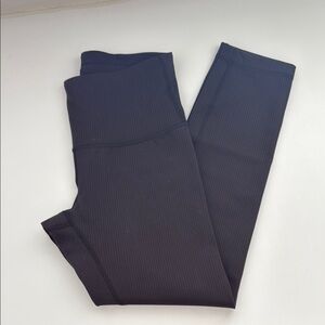 Lululemon Black Ribbed Leggings